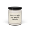 Snowy Nights and Vanilla Delight Soy Candle — 9oz Jar